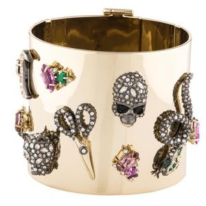 Alexis Bittar crystal encrusted hinge bracelet